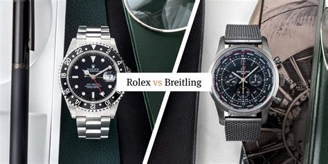 rolex v breitling|is Breitling a good brand.